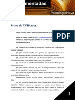 Psicologia Nova TJ SP 2005 Prova Comentada