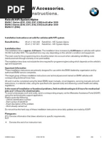 Download BMW Alpine HiFi System Retrofit by bmwfan99 SN220617709 doc pdf