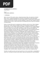 Os Problemas Da Esttica