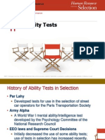 PSY Ability Tests