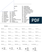 Lista y Multiplicacion