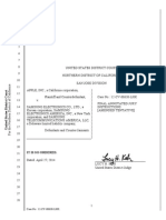 Apple-Samsung Docket 1837 Amended Tentative Final Jury Instructions