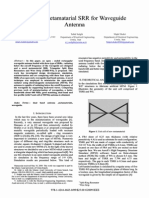 A Novel Metamatarial SRR for Waveguide