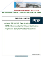 IBPS CWE Guide Free E Book 