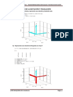 PRACTICA #1 DE ROBÓTICA - Transformaciones Espaciales y Matriz de Rotacion