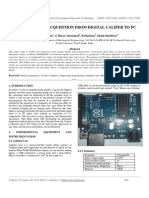 Low Cost Data Acquisition From Digital Caliper To PC