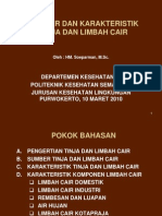 Karakteristik Limbah Cair