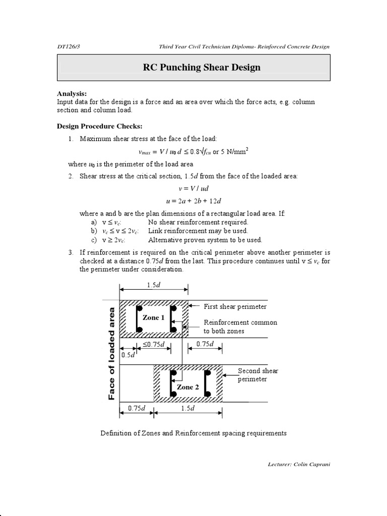 Shear Failure in Column Design | PDF | Reinforced Concrete | Engineering