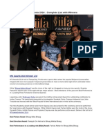 IIFA Awards 2014: Complete List With Winners