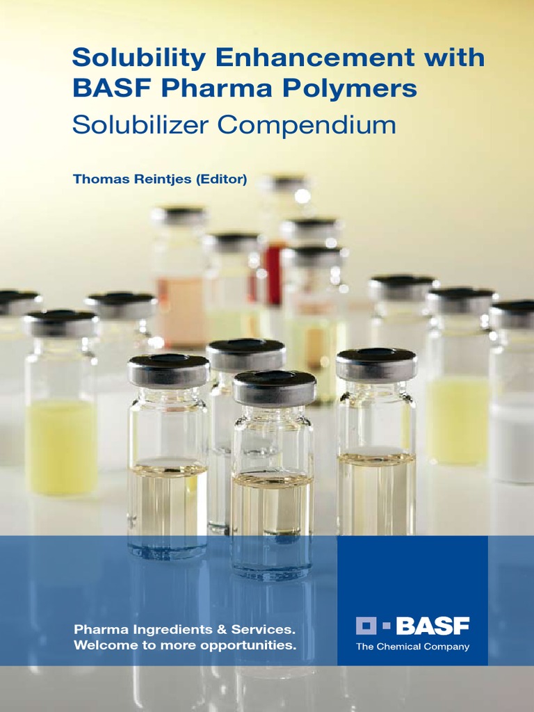 B 03 110921e Solubility Enhance Compendium | PDF | Solubility | Emulsion