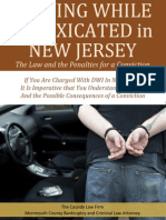 Driving While Intoxicated in New Jersey 