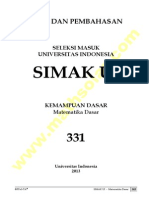 Download Soal Dan Pembahasan Matematika Dasar 2013 by auracms SN220666044 doc pdf