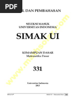 Download Soal Dan Pembahasan Matematika Dasar 2013 by auracms SN220666044 doc pdf