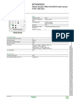 Product Data Sheet: Switch Actuator REG-K/4x230/10 With Manual Mode, Light Grey