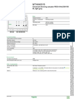 MTN649315 Universal dimming actuator product data sheet