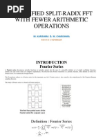 A Modified Split-Radix FFT With Fewer Arithmetic Operations