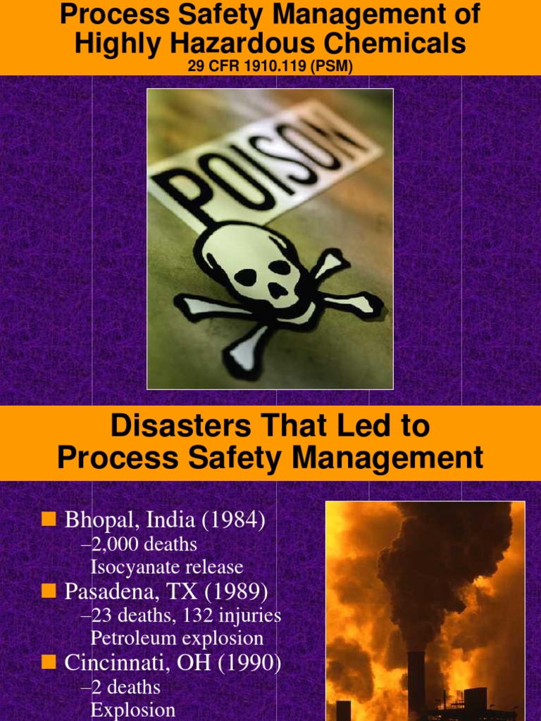 Process Safety Management 1 | PDF