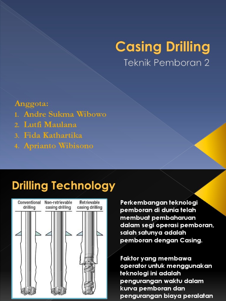 Sistem Casing Drilling dan Keuntungannya | PDF