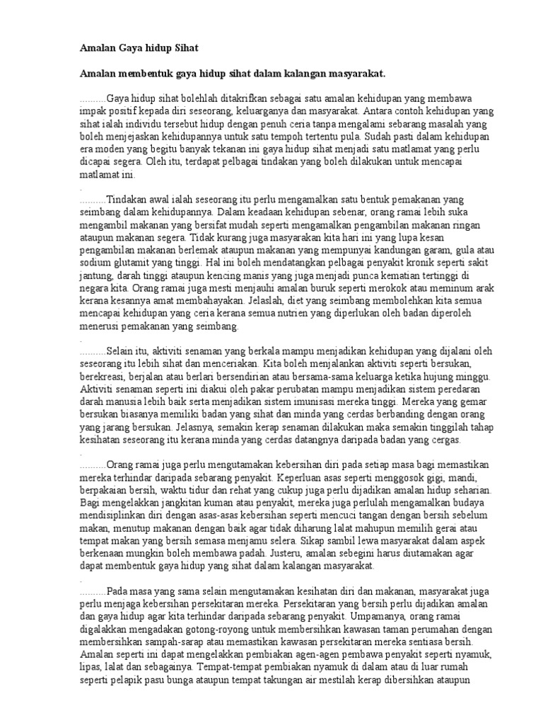 Contoh Karangan Pdf