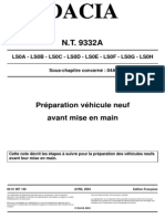 NT Nr. 9332A - Prepararea Vehiculelor Noi