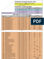 Degree Final TT S2 2013