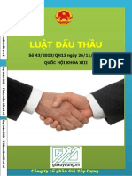 Luật đấu thầu 2013