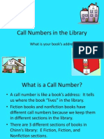 Call Numbers