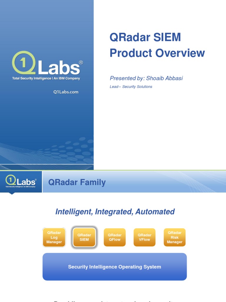 QRadar SIEM Overview and Benefits | PDF | Information Security ...
