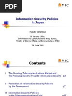 Information Security Policies in Japan