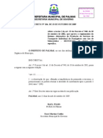 Prefeitura Municipal de Palmas: Publicado em Placar