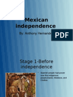 Mexican Independence: By: Anthony Hernandez