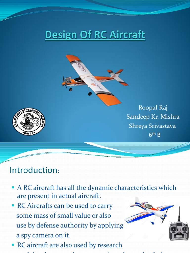 RC Plane Designing | Download Free PDF | Airfoil | Flight Control Surfaces