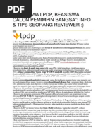 Download BEASISWA LPDP by Yhoyho Akhilun Dewa Mimpi SN220700378 doc pdf