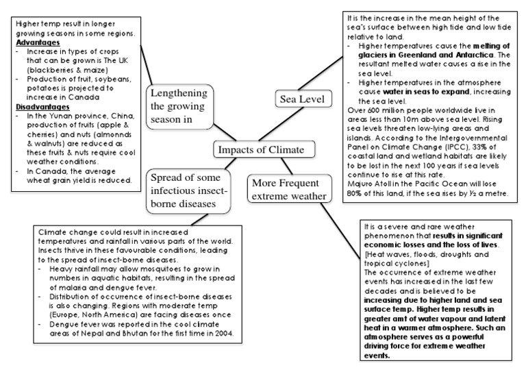 Sea Level Rise and Climate Impacts | PDF