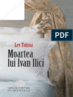 Lev Nicolaevici Tolstoi Moartea Lui Ivan Ilici