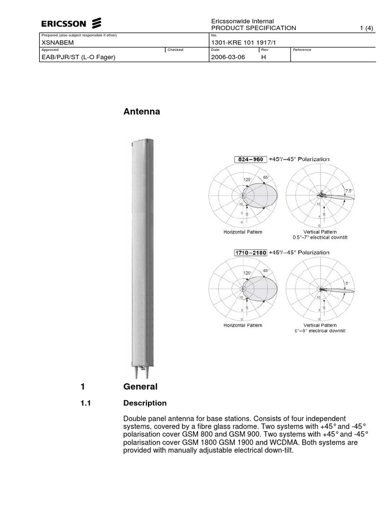 Kathrein Antenna Dual Band Decibel Antenna (Radio)