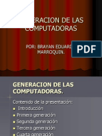 Generacion de Las Computadoras