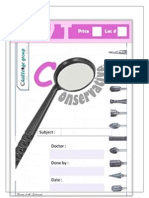 Cons Occlusal Consedration