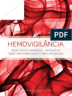 Anvisa Manual Técnico de Hemovigilância