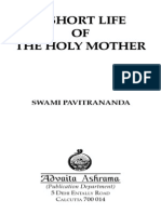 SWAMI PAVITRANANDA - (Ramakrishan Disciple) Holymother
