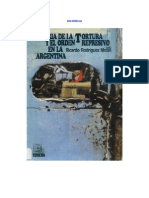 Rodríguez Molas, Ricardo - Historia de La Tortura y El Orden Represivo en La Argentina