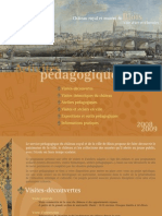 Prog Pedagogique Ville Art&Histoire08 09