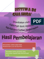 Peristiwa Di Gua Hira'