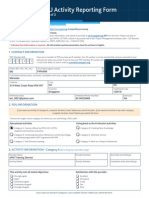 CCR Activity Reporting Form