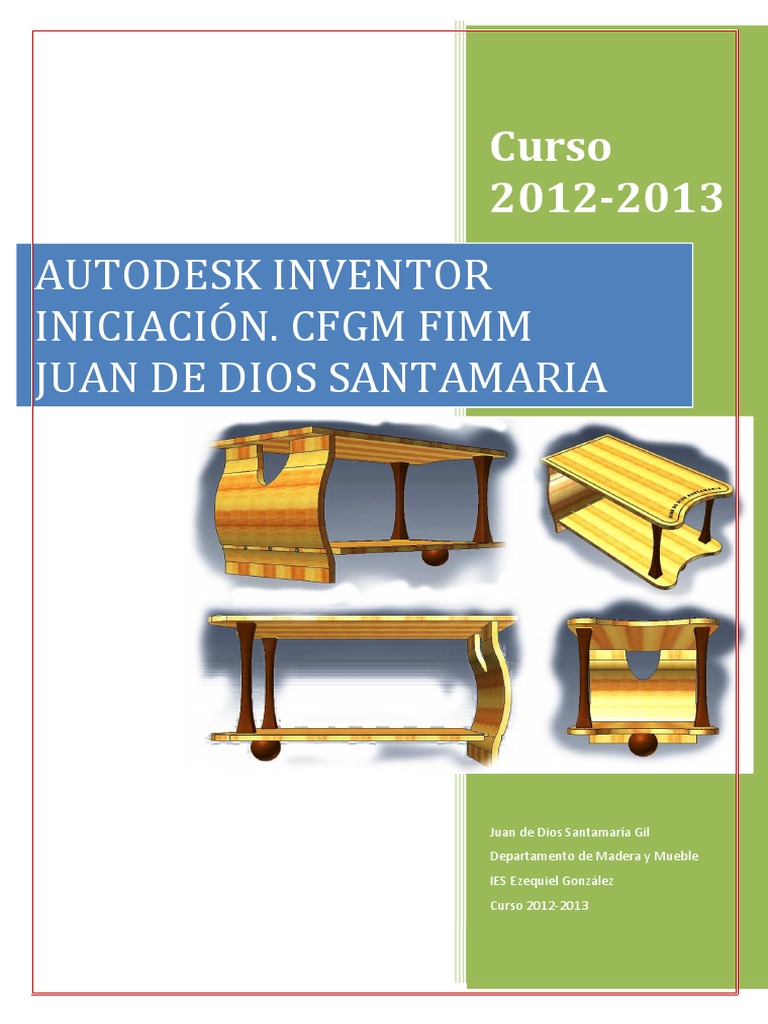 Curso de Iniciación a Autodesk Inventor | PDF | Herramientas | Point ...