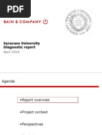 Bain and Company study of Syracuse University