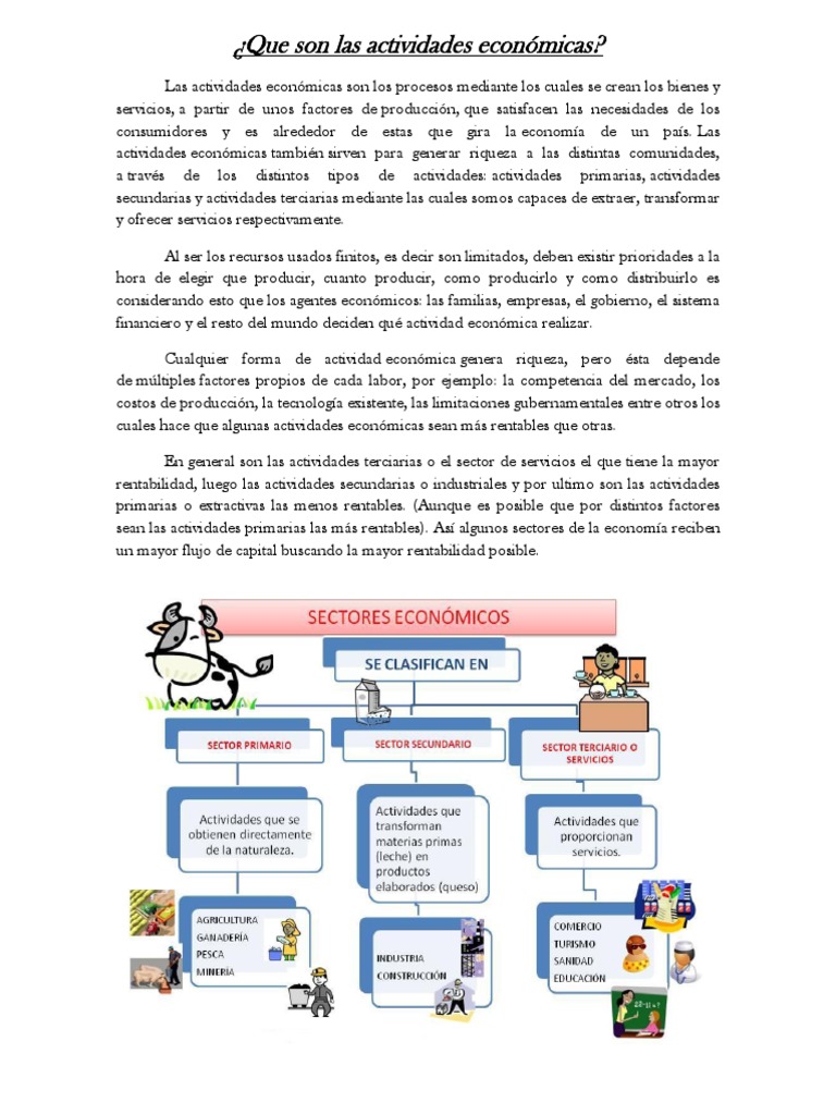 Estas Son Las Actividades Econmicas Que Podran Destacar