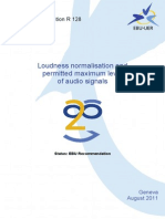 EBU R 128 - Audio Loudness Normalization