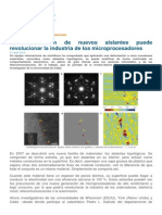 Deformación de Aislantes y Microprocesadores