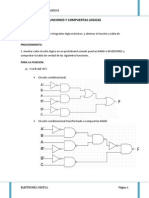 Funciones y Compuertas Logicas